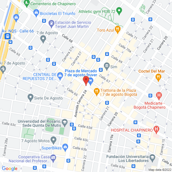 Mapa de Horneados La Reina S.A.S.