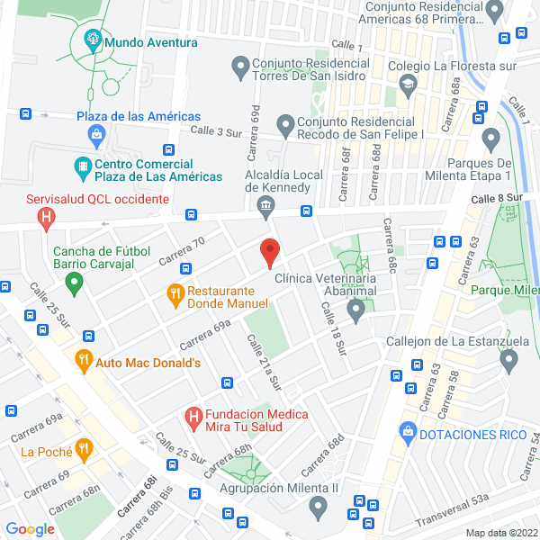 Mapa de Solo Frenos López S.A.S.
