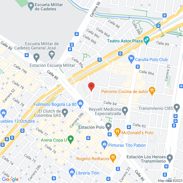 Mapa de Transportes Apoyo Logístico Y Comercialización S.A.S.