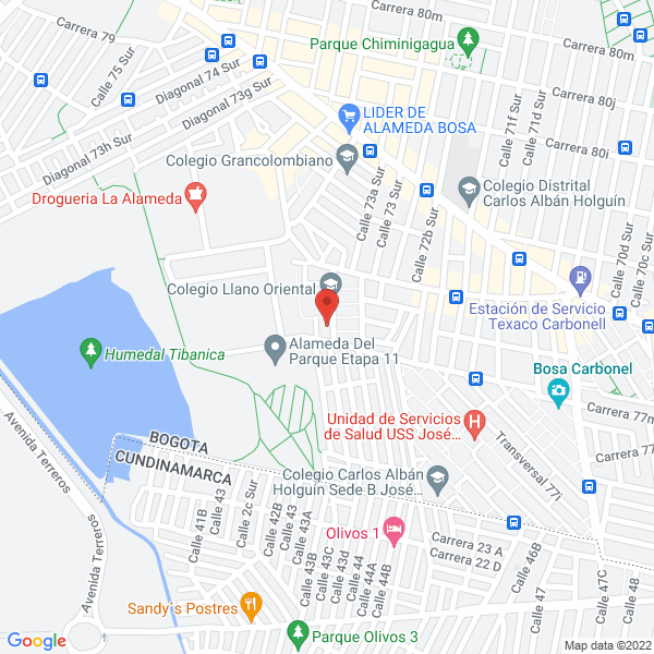 Mapa de Nat Pro S.A.S.