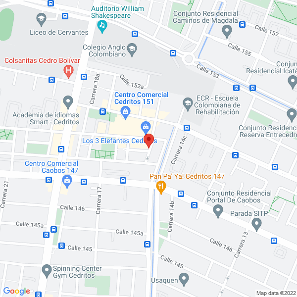 Mapa de Open Arts S.A.S.