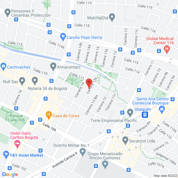 Mapa de Taiko Sushi Delivery S.A.S.