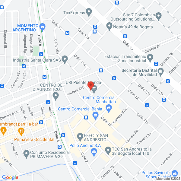 Mapa de Comercializadora Y Fábricante De Radiadores En Aluminio S.A.S.