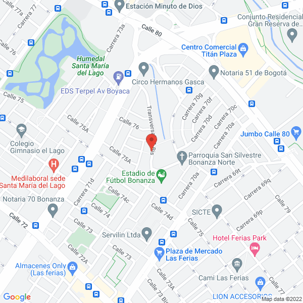 Mapa de Promotora De Turismo De La Costa E.U.