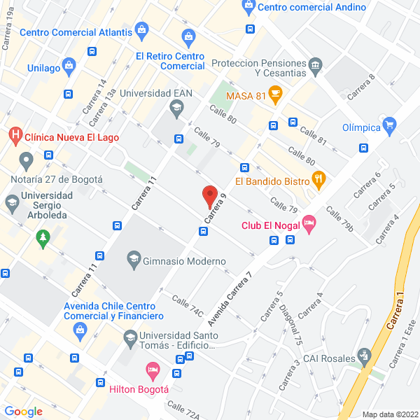 Mapa de La Cascada S.A.S.