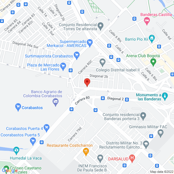Mapa de Frutas Finas A L M Ltda.