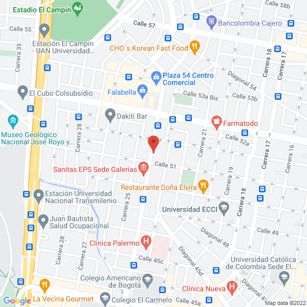 Mapa de Karrington S.A.S.