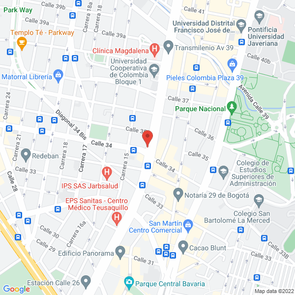 Mapa de El Rincóncito Santandereano Agp S.A.S.