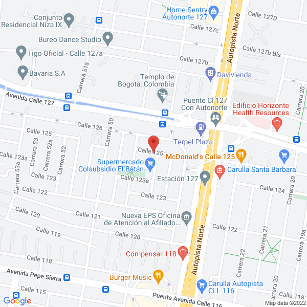 Mapa de Somago Sub S.A.S.