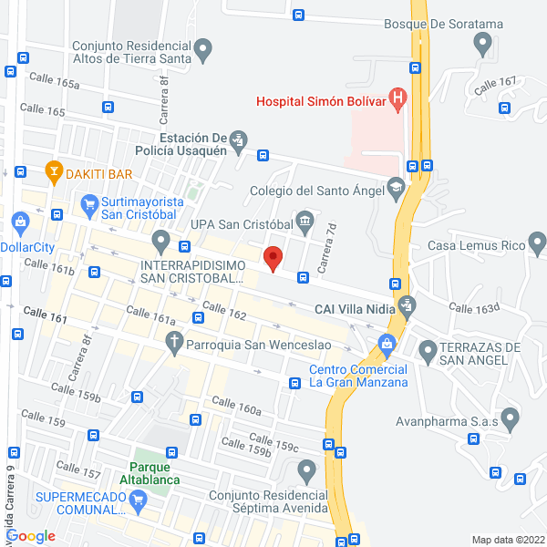 Mapa de Data Proyectos S.A.S.