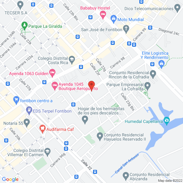 Mapa de Autolavado De La 97 S.A.S.