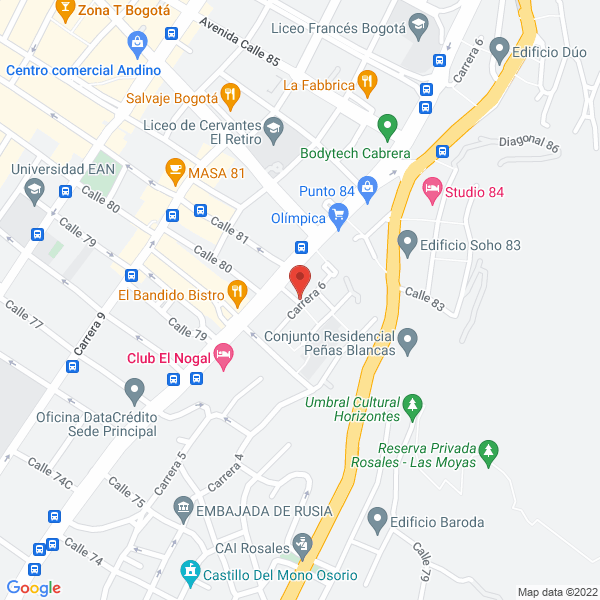 Mapa de Vanilo S.A.S.