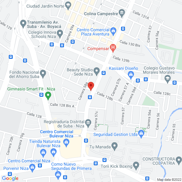 Mapa de Autowill S.A.S