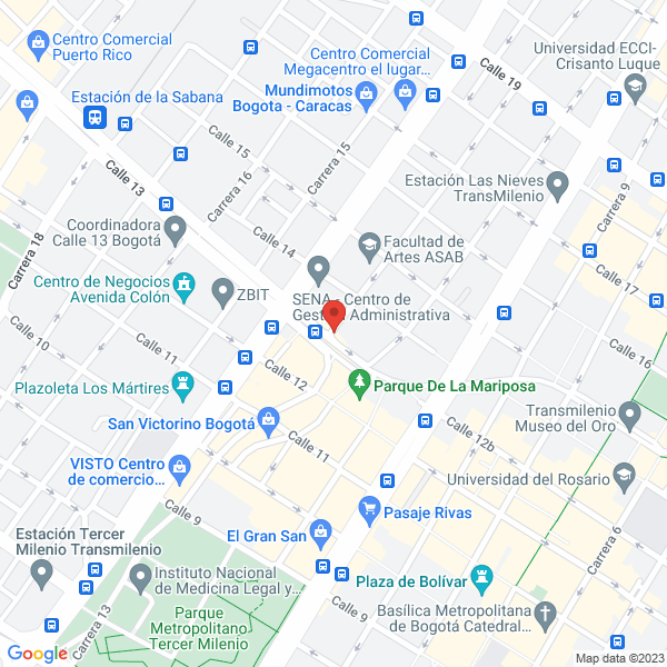Mapa de Comercializadora Y Ferretería Suramericana S.A.S.