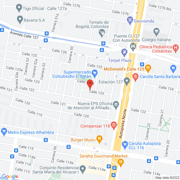 Mapa de Three One Lyon S.A.S.