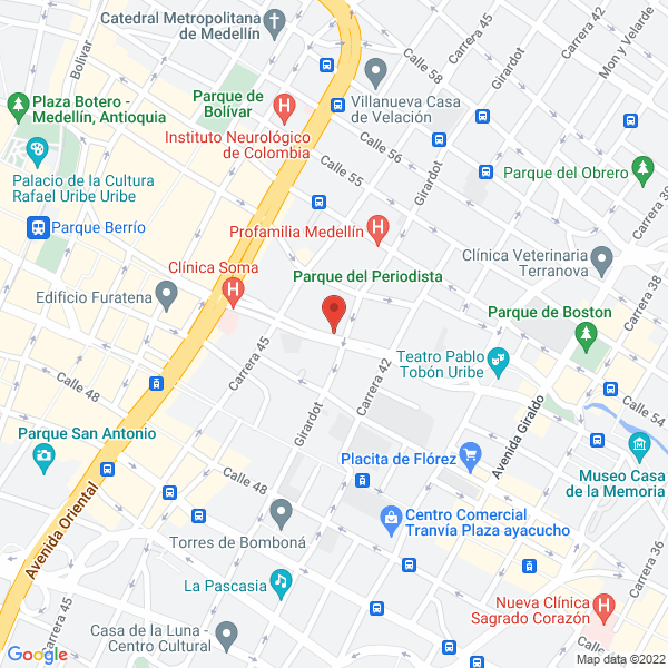 Mapa de Tumasyo Bpo S.A.S