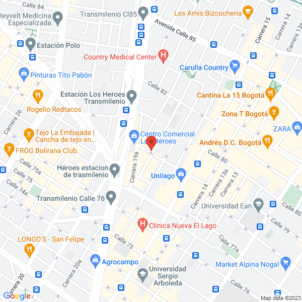 Mapa de Sonrisas Perfectas Implantes Ortodoncia Y Estética J C B S.A.S.