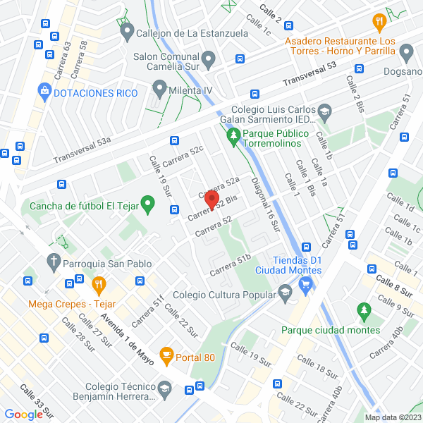 Mapa de Distrimarket Bogotá S.A.S.