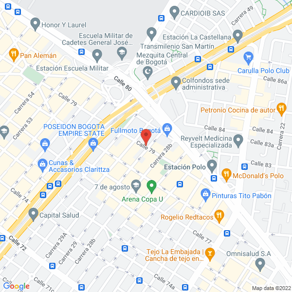 Mapa de Restaurante Bedoya S.A.S.