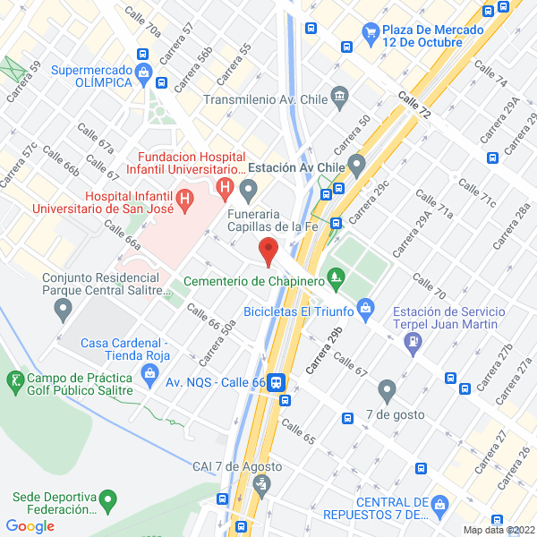 Mapa de Comercializadora Ata Ltda.
