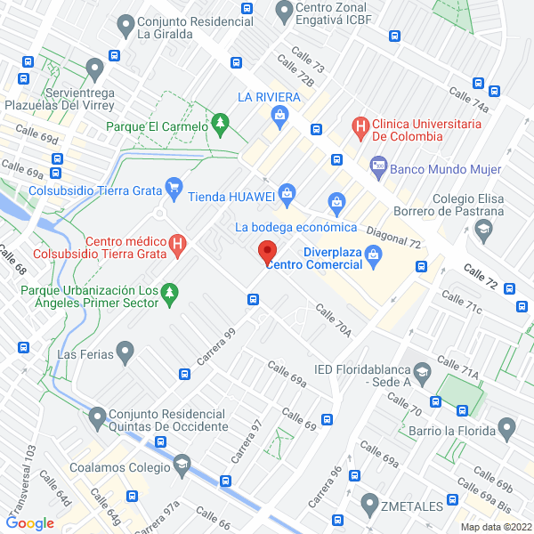Mapa de Consignataria Real S.A.S