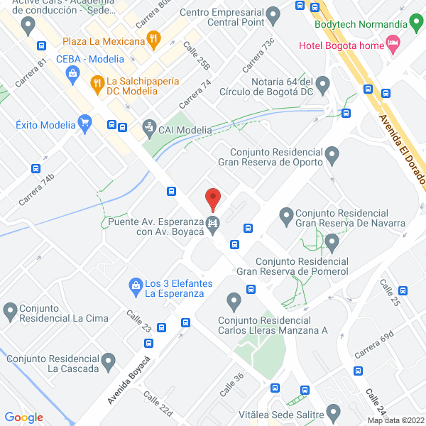 Mapa de Vitanuova S.A.S.