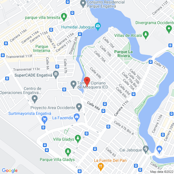 Mapa de Tet Eventos S.A.S.