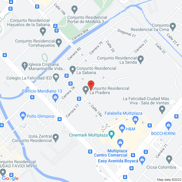 Mapa de Consultora Uno Colombia S.A.S.