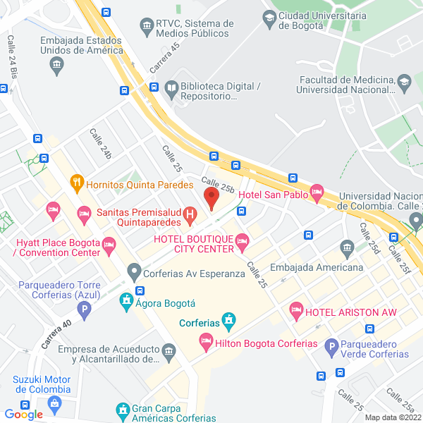 Mapa de Casant S.A.S.