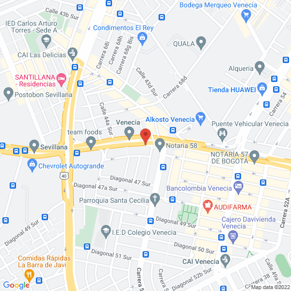Mapa de Esthetic Amp S.A.S.