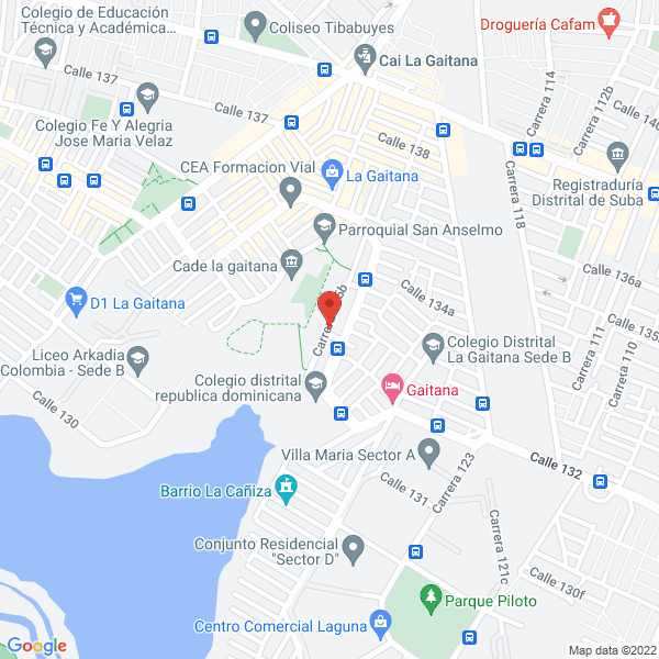 Mapa de V&G Eléctricos S.A.S.