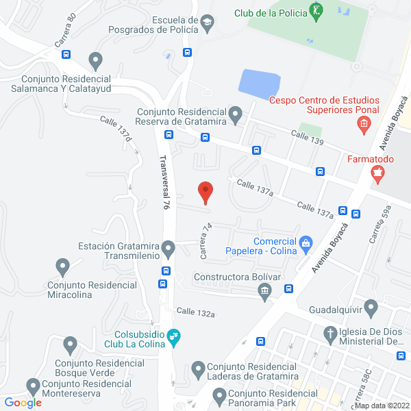Mapa de Domega S.A.S