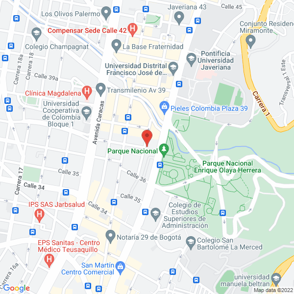 Mapa de Andrés Valbuena Fotografia S.A.S.