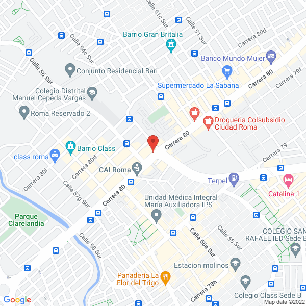 Mapa de Alsahe Odontologia Especializada S.A.S.