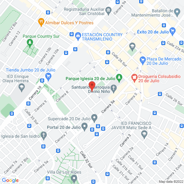 Mapa de Nenes Pizza S.A.S.