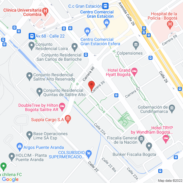 Mapa de Transportes Autoexpress S.A.S.