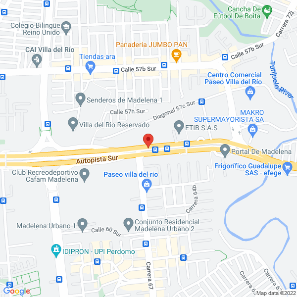 Mapa de Suministros Electrónicos Cm S.A.S.