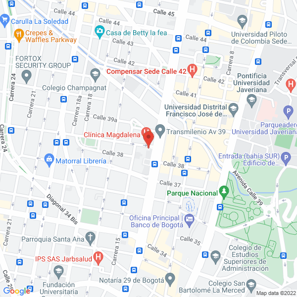 Mapa de The English House S.A.S.