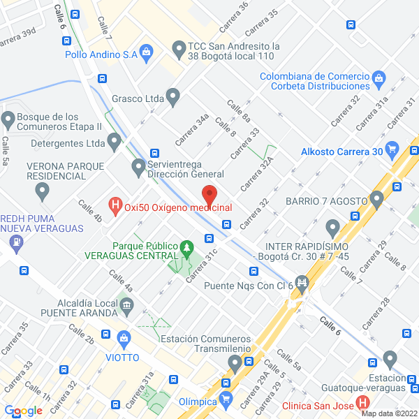 Mapa de Autog S.A.S.