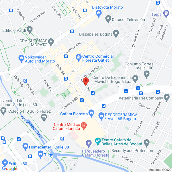 Mapa de Tresp - Transportes Especiales S.A.S.