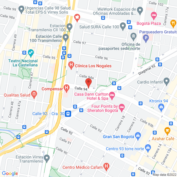 Mapa de Anjuala S.A.S.