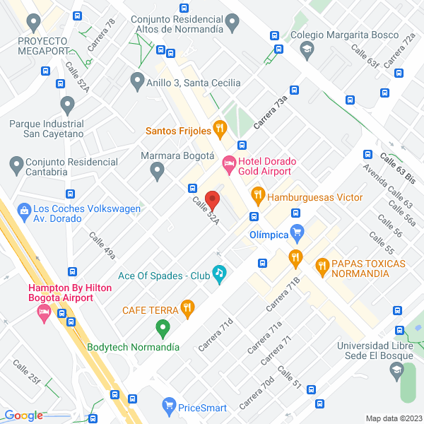 Mapa de Gimnasio Pedagogico Grandes Pensadores S.A.S.