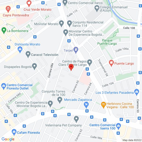 Mapa de Cima Crossfit