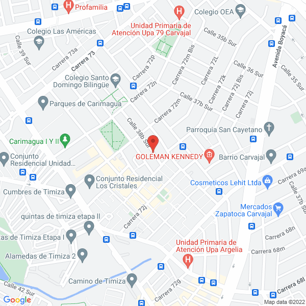 Mapa de Refridely S.A.S
