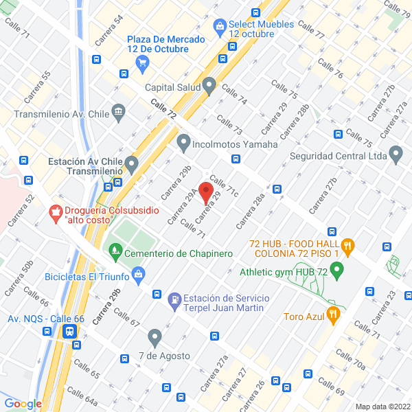 Mapa de Smartt Taxi S.A.S.