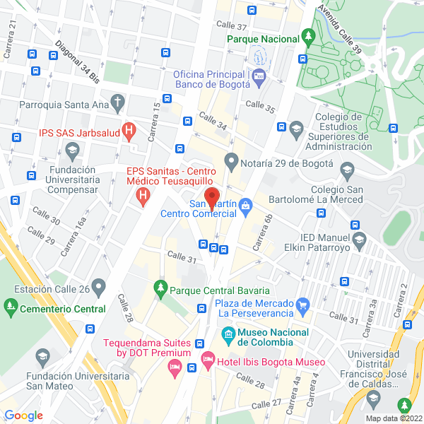 Mapa de Rodríguez & Fajardo S.A.S.