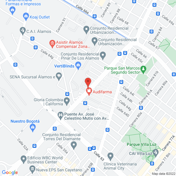 Mapa de Office D&J S.A.S.
