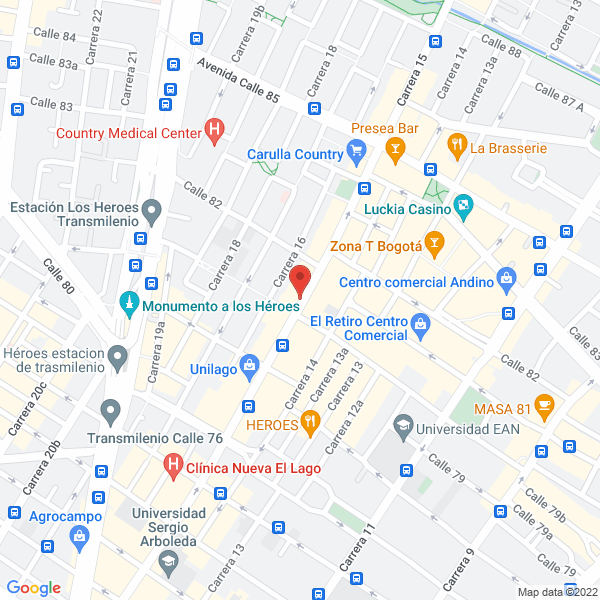 Mapa de P C Tricómputo S.A.S.