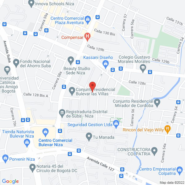 Mapa de Agroavícola La Cabaña S.A.S.