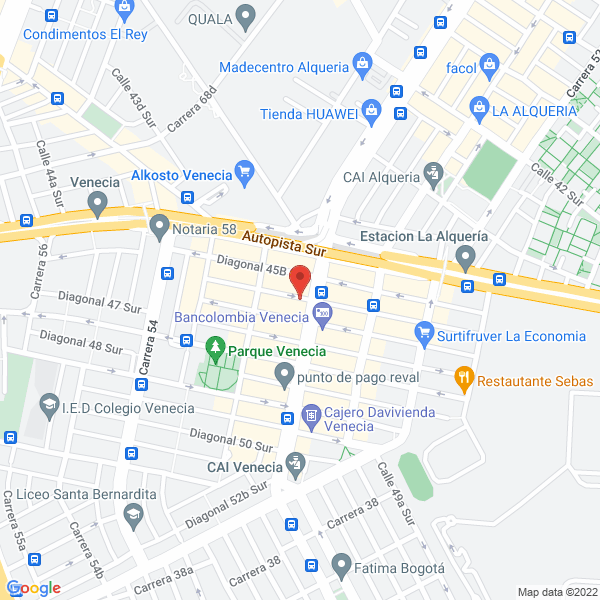 Mapa de Juixiand S.A.S.
